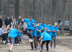 У Білогрудівському лісі під час спортивних змагань